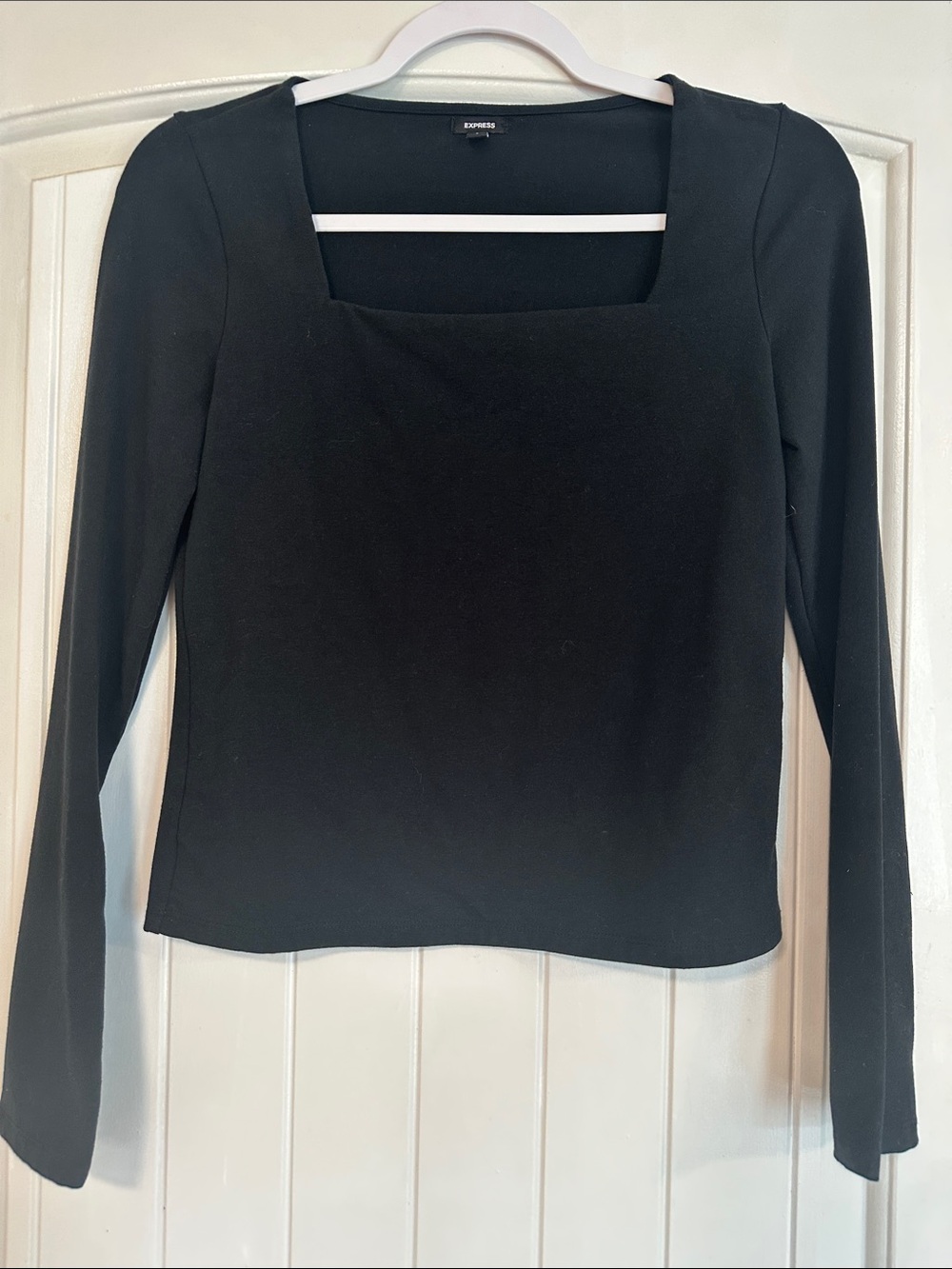 Express black long sleeve top